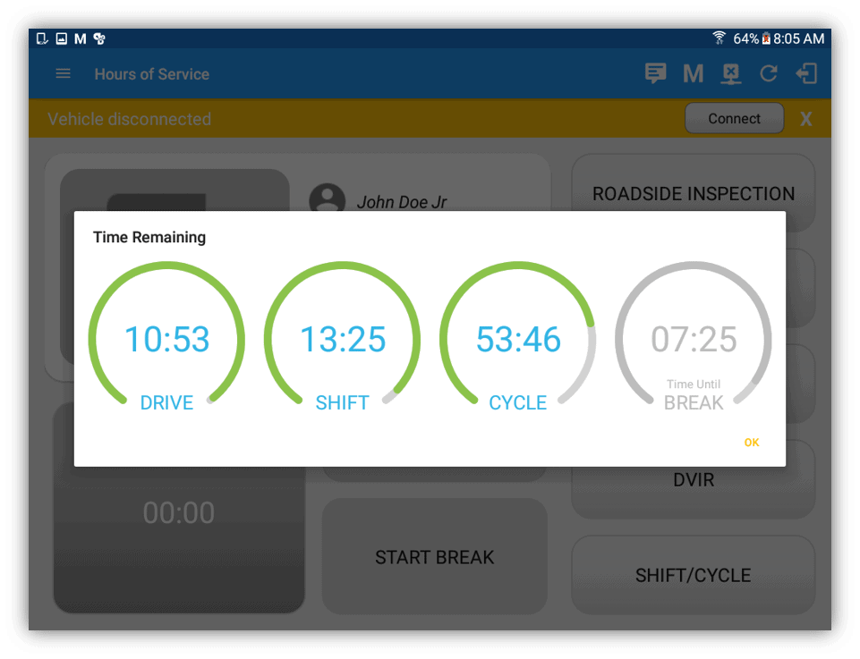 Hours of Service ELD by VisTracks