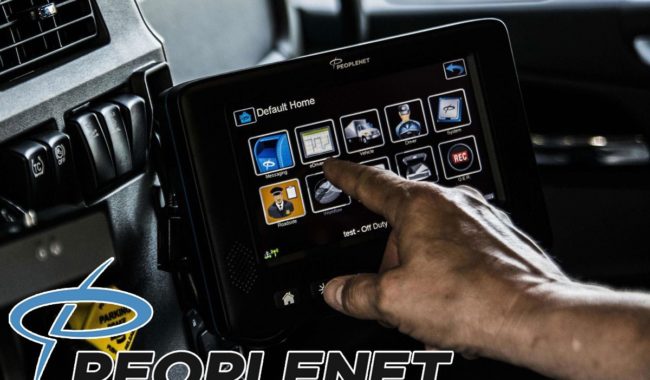 PeopleNet ELD Inside a Vehicle