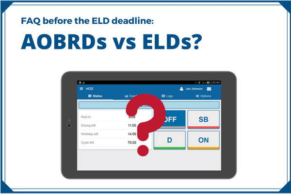 FAQ on AOBRD vs ELD