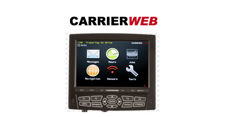 CarrierWeb Trucking Product Interface